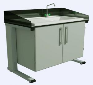 MODULO DE FREGADERO HIRVI DE 2 PUERTAS 102X50X82